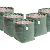 Kit 5 Vasos De Feltro 7 Litros Envio Imediato King Pot