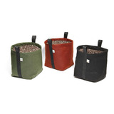 Kit 5 Vasos Flores Plantas Feltro Alças 11l Moderno Mix