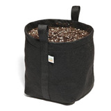 Kit 5 Vasos Flores Plantas Feltro Alças 11l Moderno Preto