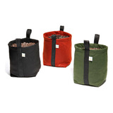 Kit 5 Vasos Planta Feltro 7 Litros Com Alça Resistente Cor Mix