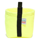 Kit 5 Vasos Planta Feltro 7 Litros Com Alça Resistente Cor Verde Cítrico