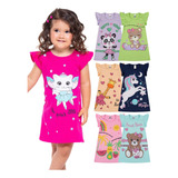 Kit 5 Vestidos Bebe