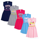 Kit 5 Vestidos Estampados