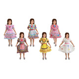 Kit 5 Vestidos Festa
