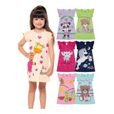 Kit 5 Vestidos Menina