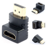 Kit 50 Adaptador Curva Hdmi Em