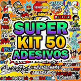 Kit 50 Adesivos Carro Moto Caminhão