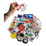 Kit 50 Adesivos Logos Clássicas Vintage Retro Marcas Famosas