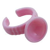 Kit 50 Anéis Descartáveis Batoque Cola Cílios 13mm Plástico