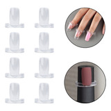 Kit 50 Anéis Transparente Mostruário Esmalte Unhas Expositor