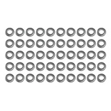 Kit 50 Arruela Aço Parafuso De Afinação Bateria Metal Ta752