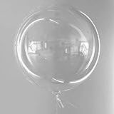 KIT 50 Balão Bubble 18 Polegadas 45cm Transparente Premium