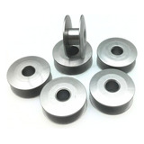 Kit 50 Bobinas Metal Reta Lisa Máquina Industrial Costura