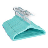 Kit 50 Cabide Infantil Veludo Antideslizante Ultra Fino Slim