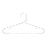 Kit 50 Cabides Acrílico Tradicional Fino Ofs Onlyforshop Cor Transparente