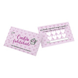 Kit 50 Cartões Fidelidade 200 Selos Adesivos