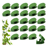 Kit 50 Clipes De Fixação Para Escalada De Plantas Folha