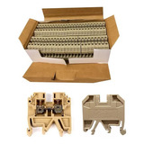 Kit 50 Conector Borne Sak 2 5mm Conector Parafuso P Cabos Cor Bege