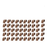 Kit 50 Cotovelo Joelho Soldável 20mm Marrom 90 Krona