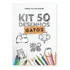 Kit 50 Desenhos Para Colorir Gatos - 2 Por Folha Solta