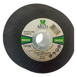 Kit 50 Disco Corte Inox outras Ligas 115 X 1 0 X 22 2 Melfi Cor Marrom
