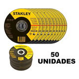 Kit 50 Discos De Corte Fino Abrasivo Metal E Inox 4 1 2 Stanley Modelo Sta8061 Ferramenta Ideal Para Cortes Diversos