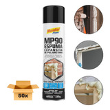 Kit 50 Espuma Expansiva Poliuretano 500ml 340g Mundial Prime