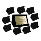 Kit 50 Estojos De Veludo 20x16 P Placa De Homenagem