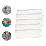Kit 50 Estojos Zip Zap Organizador Bolsa Lápis Maquiagem