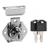 Kit 50 Fechadura 31mm Porta Gaveta Armário Móveis C 2 Chaves