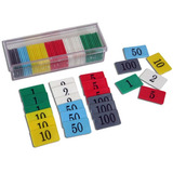 Kit 50 Fichas Poker Numeradas Jogo Baralho Estojo Egito