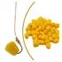 Kit 50 Iscas Artificiais Milho Ideal Tilapia Pacu Piapara Cor Amarelo