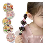 Kit 50 Lacinho Xuxinha Fofos Infantil Bebê Elástico Frutas
