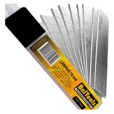 Kit 50 Laminas Estilete Largo 18mm Beltools 5 Cartela De 10