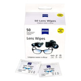 Kit 50 Lenços Umedecidos Lens Wipes