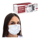 Kit 50 Mascaras Hospitalares De Tripla Proteção C Anvisa Cor Branca Desenho Do Tecido Suave