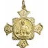 Kit 50 Medalhas Cruz Apostolado Da Oração Dourada - Atacado