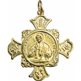 Kit 50 Medalhas Cruz