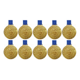 Kit 50 Medalhas Honra Ao Mérito Cores 30mm Metal