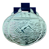 Kit 50 Medalhas Natação Esporte Campeonato