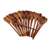 Kit 50 Mini Colheres Lembrancinha Chá De Panela Cozinha 13cm