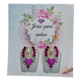 Kit 50 Pares De Jóias De Unha Luxo