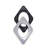 Kit 50 Pares Ilhós De Cortina Quadradado Ou Redondo Para Varão De 28mm Grosso Cromado -Quadrado Cromado-