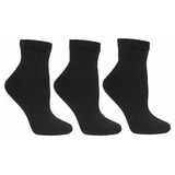 Kit 50 Pares Meia Preta Masculina Cano Médio M11a Atacado