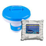 Kit 50 Pastilhas Tablete Cloro 20g Mini Clorador Flutuante