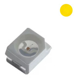 Kit 50 Peças Led Smd Amarelo 3528 507mcd