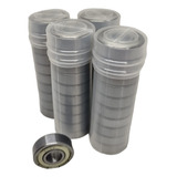Kit 50 Peças Micro Rolamentos 608 Zz 8x22x7 Ventilador