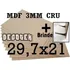 Kit 50 Placas A4 Mdf 3mm 29,7x21 Mdf Cru Artesanato A4