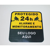 Kit 50 Placas Vigilancia