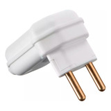 Kit 50 Plug 2p Desmontável 90 20a C Prensa Cabos Branco